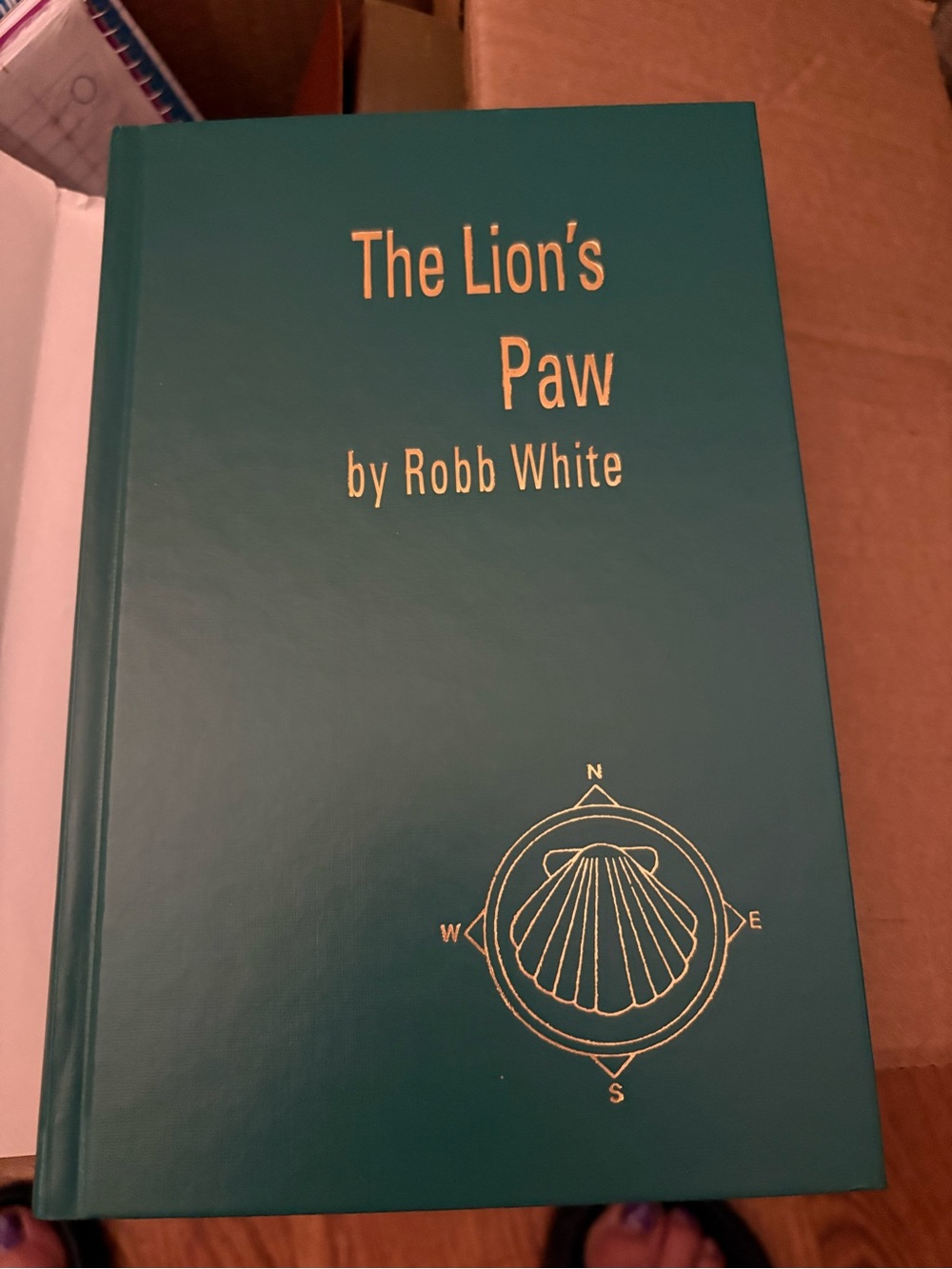 The Lion's Paw by Robb White - Yellow & Black Illustrated Hardcover - Picture 3 of 3